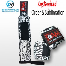 weight lifting weapons dsign wrist wraps Heavy-duty shh Elastic wrist wrap Cross Fit Bodybuilding Gym Training W097