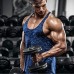  GYM stringer men’s gym singlet’s shh men’s weight lifting, bodybuilding, GYM training running stringer M-singlet-0022
