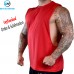 Men's Good Tee SHH Red Gym T-Shirt Tank Top Bodybuilding GYM Training TT004