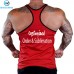 Tank top Men's shh  Good Tee Red Stringer Tank Top Bodybuilding Sport Fitness Gym Sport TT003